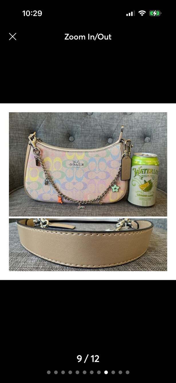 Coach Pastel Rainbow in Signature “C” Pattern - Picture 9 of 11